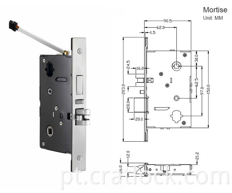 Smart Fingerprint Apartment Lock Details